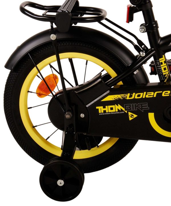 Volare Thombike Kinderfiets – Jongens – 14 inch – Zwart Geel