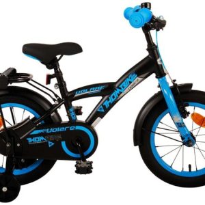 Volare Thombike Kinderfiets – Jongens – 14 inch – Zwart Blauw