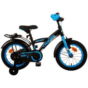 Volare Thombike Kinderfiets – Jongens – 14 inch – Zwart Blauw