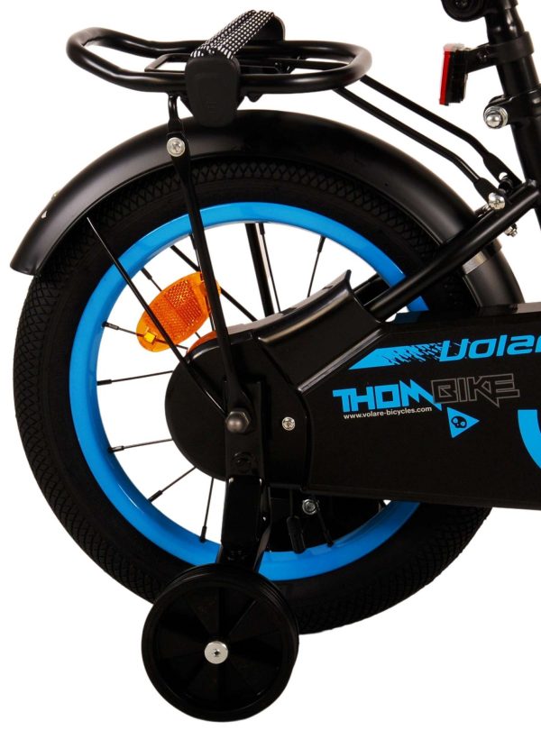Volare Thombike Kinderfiets – Jongens – 14 inch – Zwart Blauw