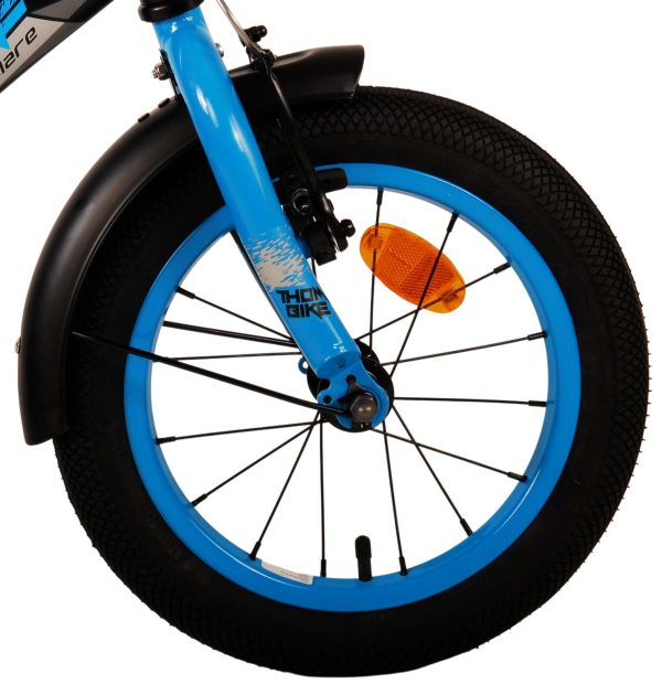 Volare Thombike Kinderfiets – Jongens – 14 inch – Zwart Blauw