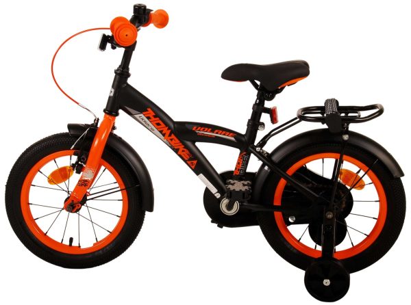 Volare Thombike Kinderfiets – Jongens – 14 inch – Zwart Oranje