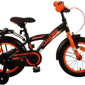 Volare Thombike Kinderfiets – Jongens – 14 inch – Zwart Oranje