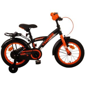 Volare Thombike Kinderfiets – Jongens – 14 inch – Zwart Oranje