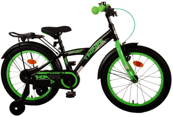 Volare Thombike Kinderfiets – Jongens – 18 inch – Zwart Groen