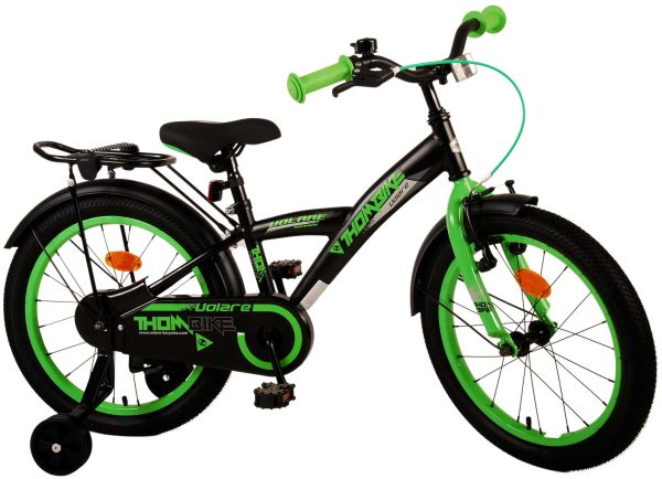 Volare Thombike Kinderfiets – Jongens – 18 inch – Zwart Groen