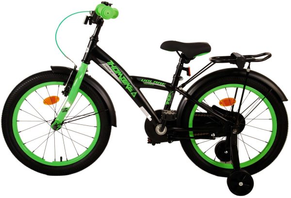 Volare Thombike Kinderfiets – Jongens – 18 inch – Zwart Groen