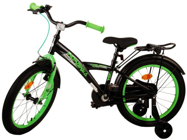 Volare Thombike Kinderfiets – Jongens – 18 inch – Zwart Groen