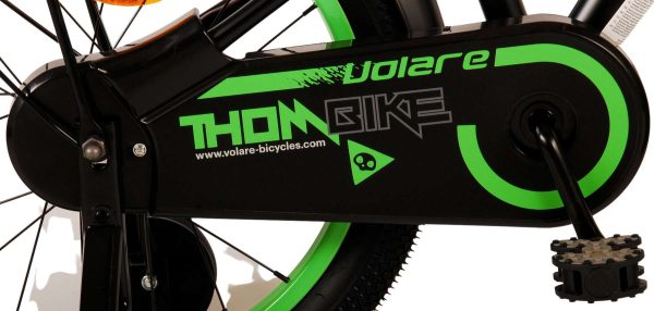Volare Thombike Kinderfiets – Jongens – 18 inch – Zwart Groen