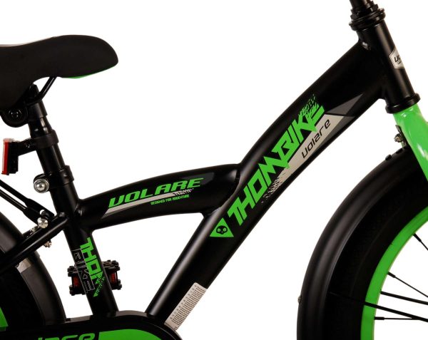 Volare Thombike Kinderfiets – Jongens – 18 inch – Zwart Groen