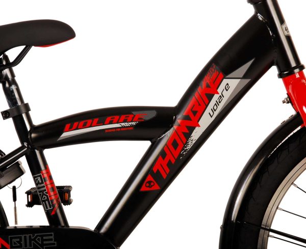 Volare Thombike Kinderfiets – Jongens – 20 inch – Zwart Rood