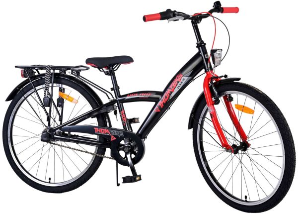 Volare Thombike Kinderfiets – Jongens – 24 inch – Rood – 3 versnellingen