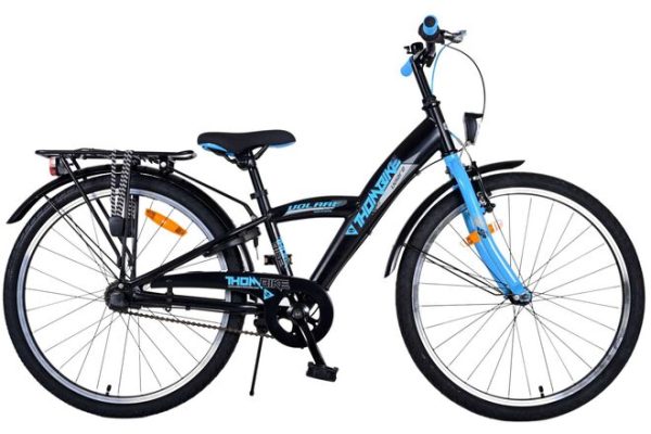Volare Thombike Kinderfiets – Jongens – 24 inch – Zwart Blauw – 3 versnellingen