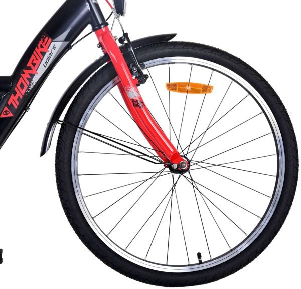 Volare Thombike Kinderfiets – Jongens – 24 inch – Rood – 3 versnellingen