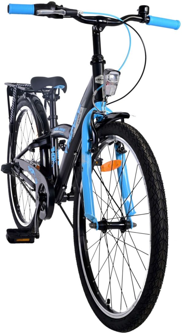 Volare Thombike Kinderfiets – Jongens – 24 inch – Zwart Blauw – 3 versnellingen
