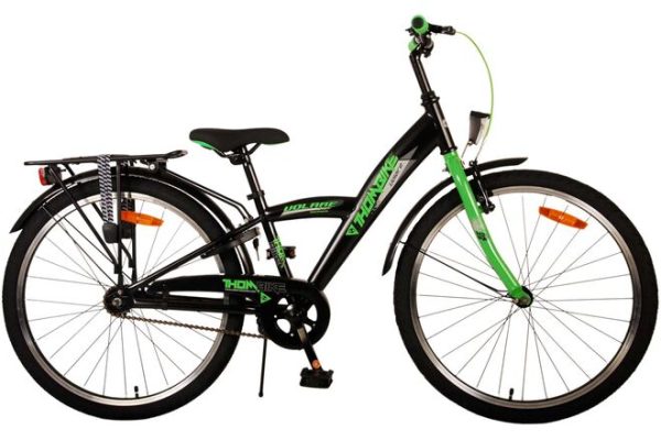 Volare Thombike Kinderfiets – Jongens – 24 inch – Zwart Groen