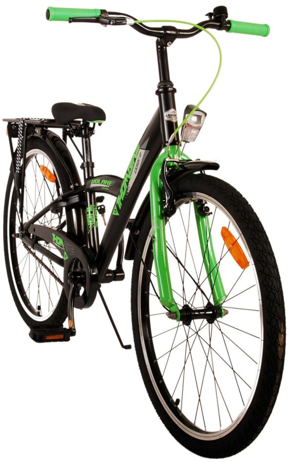 Volare Thombike Kinderfiets – Jongens – 24 inch – Zwart Groen