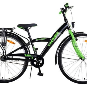 Volare Thombike Kinderfiets – Jongens – 26 inch – Zwart Groen – 3 versnellingen