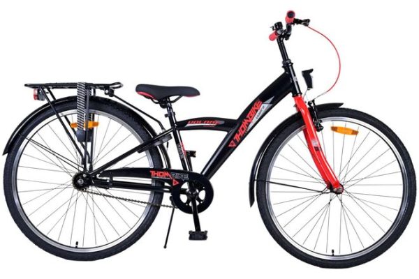 Volare Thombike Kinderfiets – Jongens – 26 inch – Zwart Rood