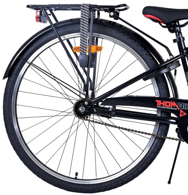 Volare Thombike Kinderfiets – Jongens – 26 inch – Zwart Rood