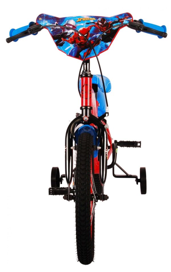 Ultimate Spider-Man Kinderfiets – Jongens – 16 inch – Blauw/Rood – Twee handremmen
