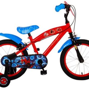 Ultimate Spider-Man Kinderfiets – Jongens – 16 inch – Blauw/Rood – Twee handremmen