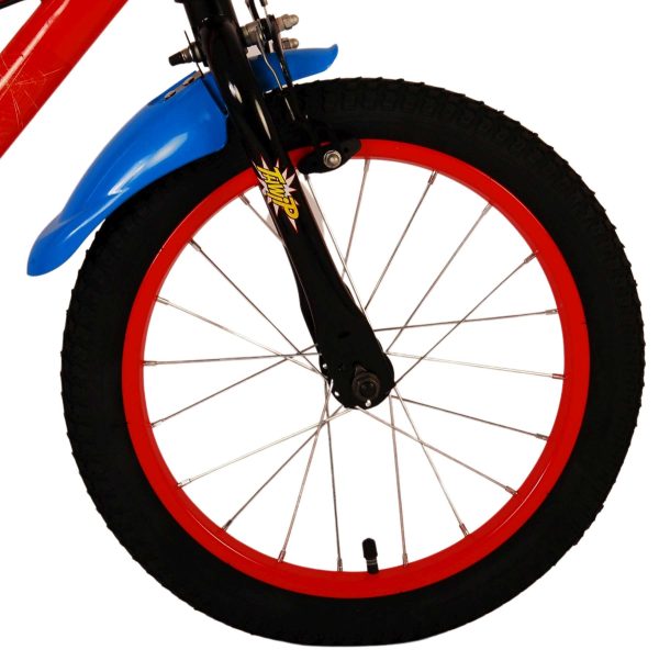 Ultimate Spider-Man Kinderfiets – Jongens – 16 inch – Blauw/Rood – Twee handremmen