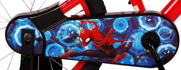 Ultimate Spider-Man Kinderfiets – Jongens – 16 inch – Blauw/Rood – Twee handremmen