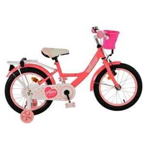 Volare Ashley Kinderfiets – Meisjes – 16 inch – Roze/Rood