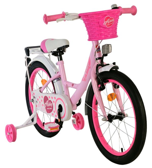Volare Ashley Kinderfiets – Meisjes – 18 inch – Roze