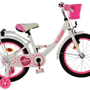 Volare Ashley Kinderfiets – Meisjes – 18 inch – Wit