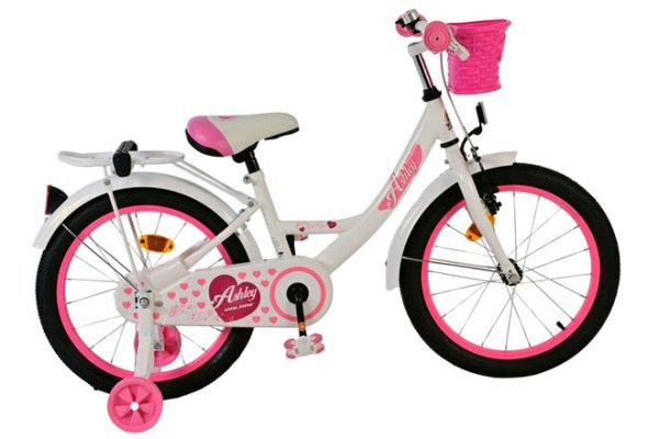 Volare Ashley Kinderfiets – Meisjes – 18 inch – Wit