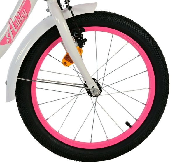 Volare Ashley Kinderfiets – Meisjes – 18 inch – Wit