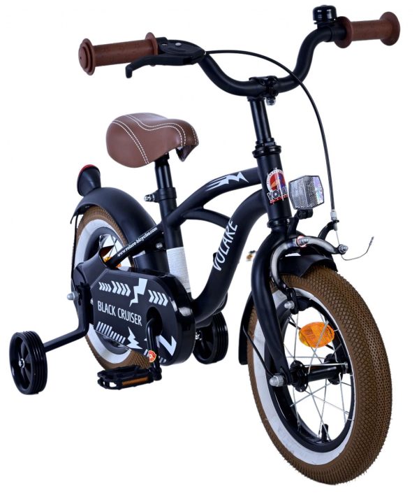 Volare Black Cruiser Kinderfiets – Jongens – 12 inch – Zwart