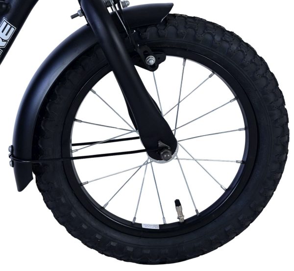 Volare Black Cruiser Kinderfiets – Jongens – 14 inch – Zwart – 95% afgemonteerd