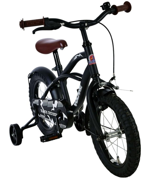 Volare Black Cruiser Kinderfiets – Jongens – 14 inch – Zwart – 95% afgemonteerd