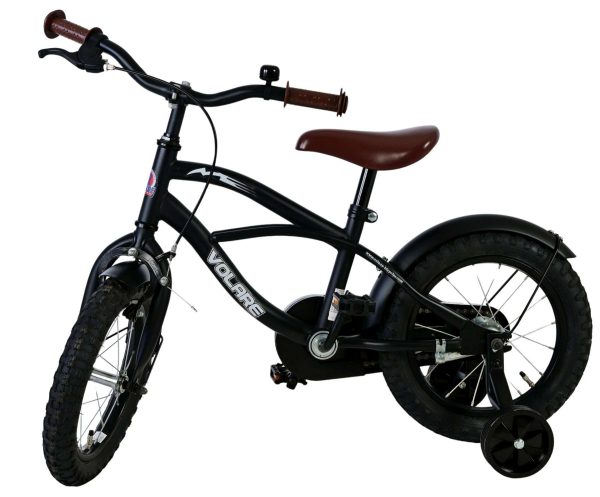 Volare Black Cruiser Kinderfiets – Jongens – 14 inch – Zwart – 95% afgemonteerd