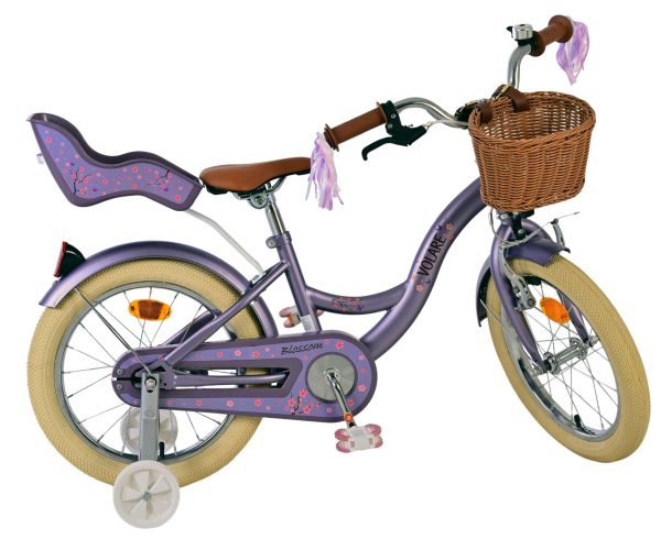 Volare Blossom Kinderfiets – Meisjes – 16 inch – Paars
