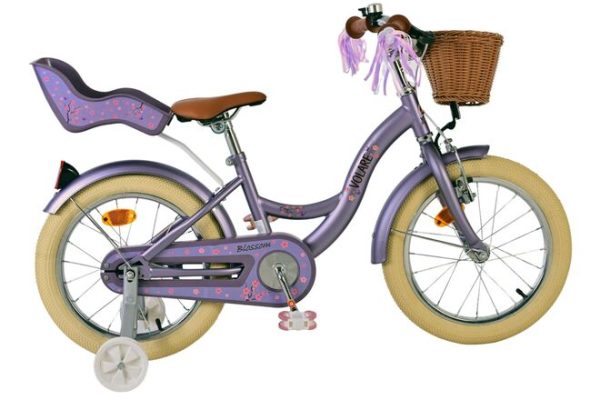 Volare Blossom Kinderfiets – Meisjes – 16 inch – Paars