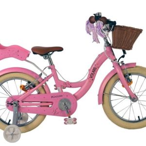 Volare Blossom Kinderfiets – Meisjes – 16 inch – Roze – Twee Handremmen
