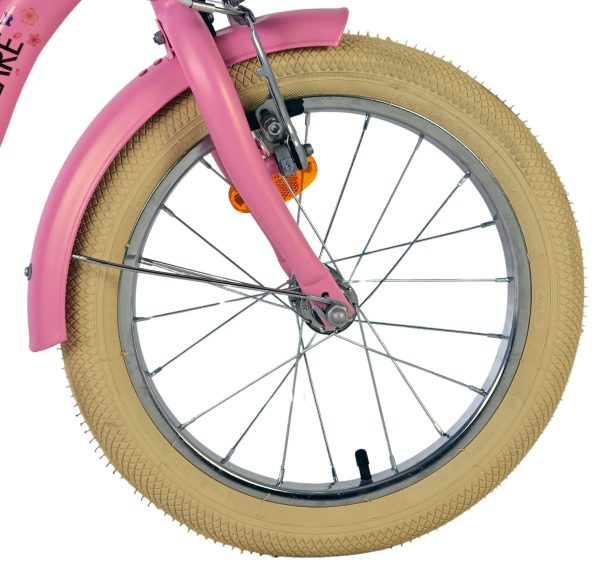 Volare Blossom Kinderfiets – Meisjes – 16 inch – Roze – Twee Handremmen