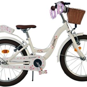 Volare Blossom Kinderfiets – Meisjes – 18 inch – Wit – Twee handremmen