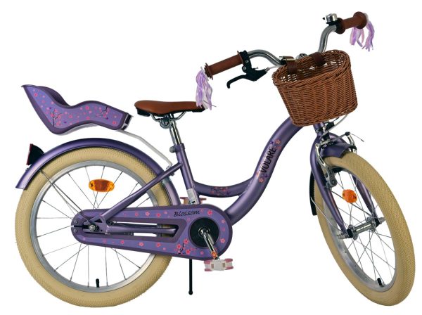 Volare Blossom Kinderfiets – Meisjes – 18 inch – Paars