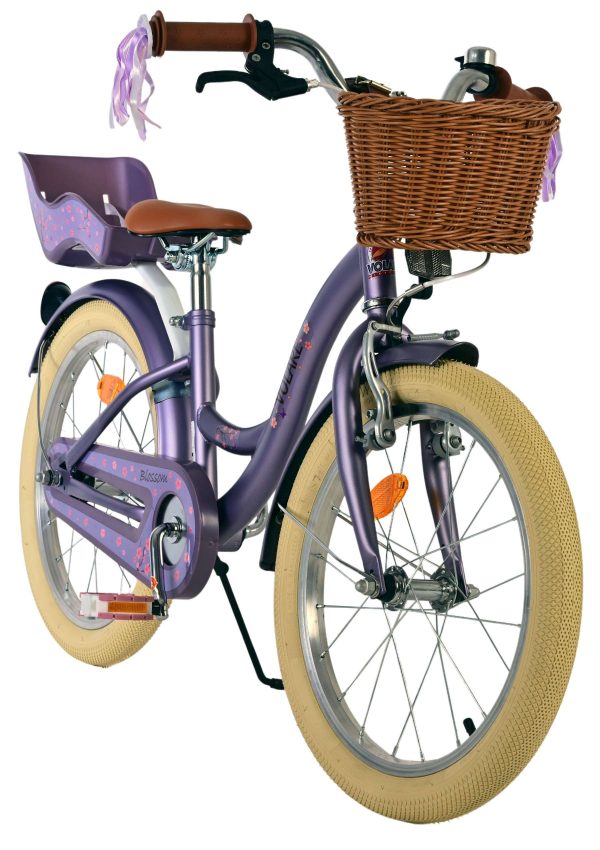 Volare Blossom Kinderfiets – Meisjes – 18 inch – Paars
