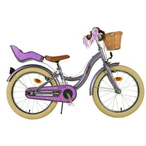 Volare Blossom Kinderfiets – Meisjes – 18 inch – Paars – Twee Handremmen