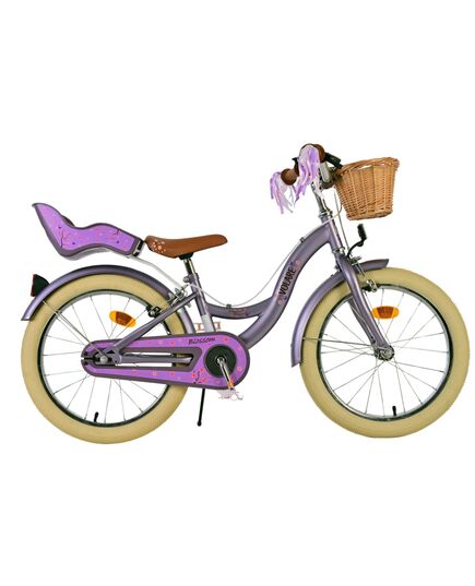Volare Blossom Kinderfiets – Meisjes – 18 inch – Paars – Twee Handremmen