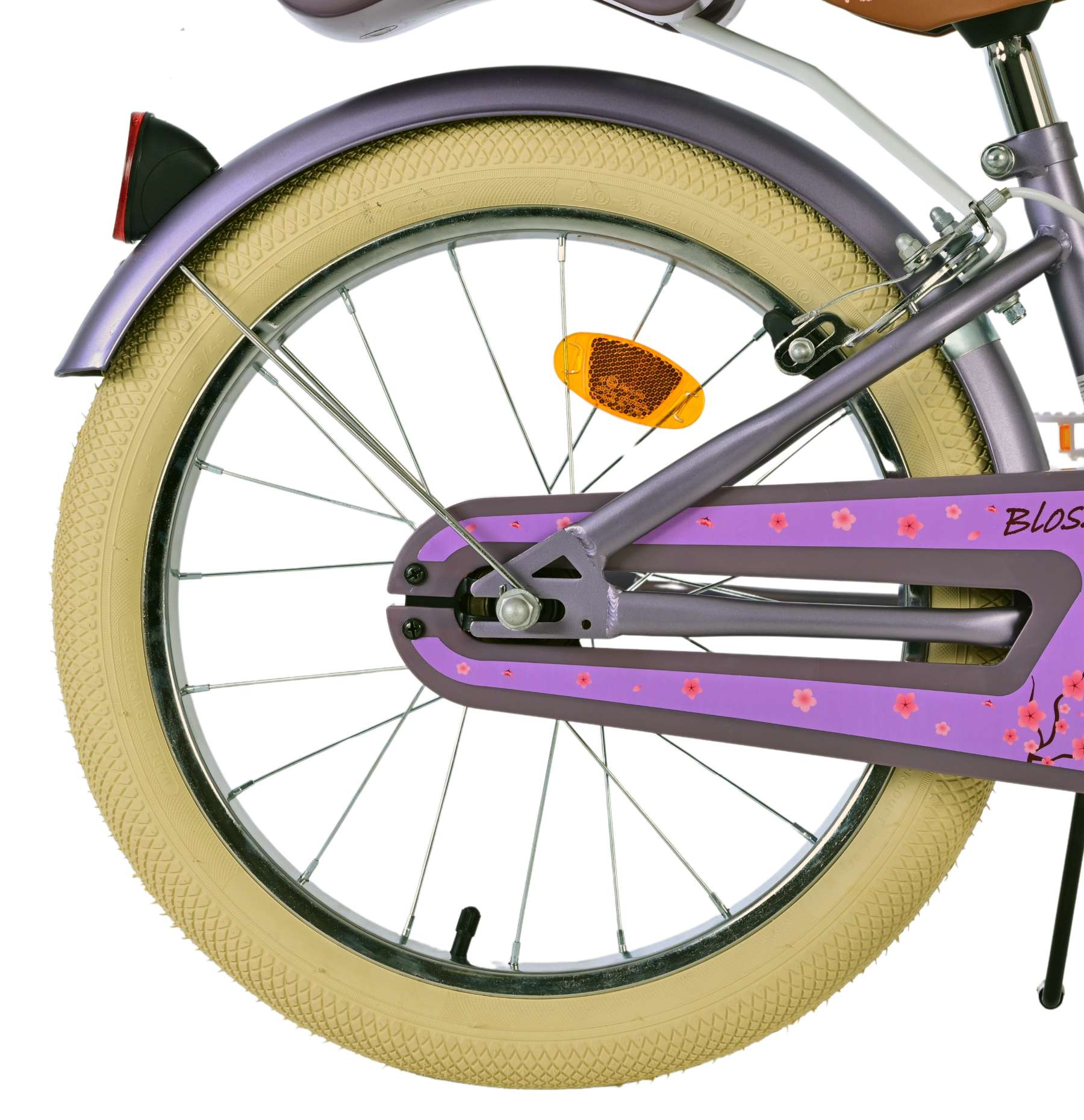 Volare Blossom Kinderfiets – Meisjes – 18 inch – Paars – Twee Handremmen