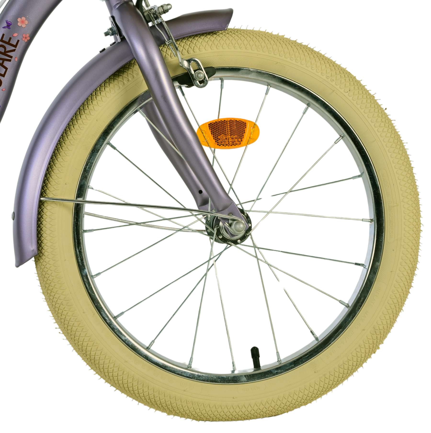 Volare Blossom Kinderfiets – Meisjes – 18 inch – Paars – Twee Handremmen