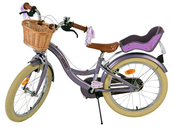 Volare Blossom Kinderfiets – Meisjes – 18 inch – Paars – Twee Handremmen