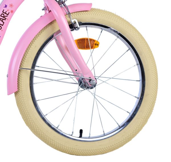 Volare Blossom Kinderfiets – Meisjes – 18 inch – Roze – Twee handremmen